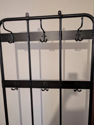 Recibidor Metálico Negro Ikea