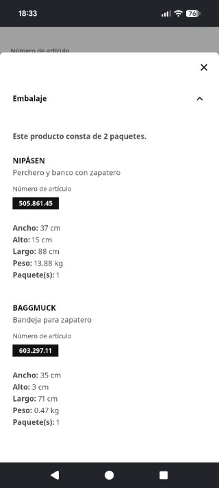 Recibidor Metálico Negro Ikea