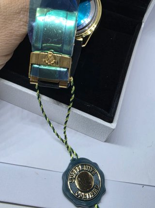 Reloj Rol L Daytona Oro y Azul