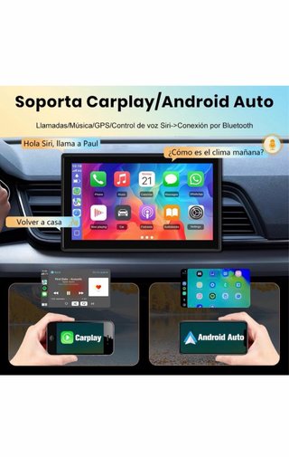 Pantalla Coche Junsun 7” CarPlay Android Auto
