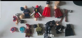 8 minifiguras Superhéroes lego compatible