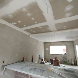 Pladur techo, tabique, Habitación salón, Pladur,