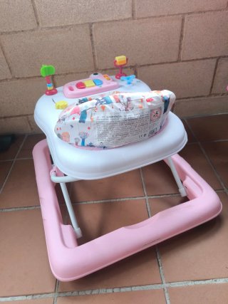 Andador bebé Olmitos rosa