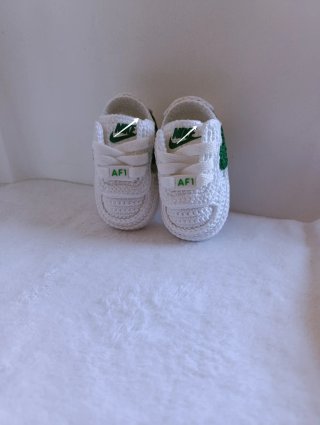 Zapatillas de bebé a crochet