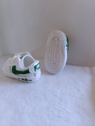 Zapatillas de bebé a crochet