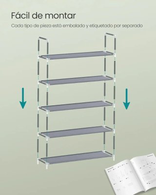 Zapatero 5 Niveles 20-25 Pares SONGMICS LSH055G01