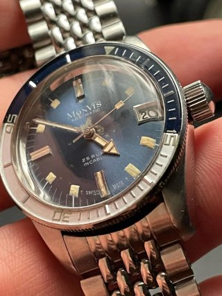 Orologio Monvis Skin Diver Vintage Automatico