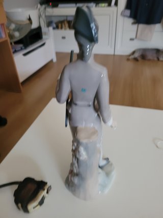 Figura Lladro Porcelana Caballero Bastón