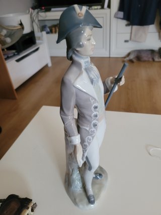 Figura Lladro Porcelana Caballero Bastón