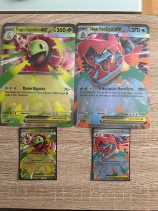 Mega-Meganium EX y Mega-Feraligatr EX