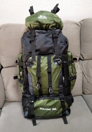 Mochila de gran capacidad 90+10L