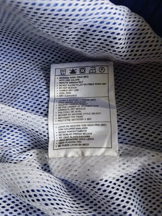 Giacca a vento Nike XL blu