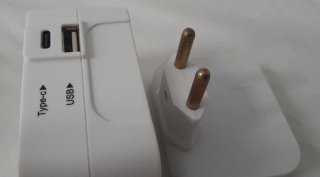 Adaptador de corriente viaje cargador.