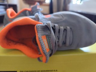 Zapatillas Nike Verano Gris Naranja