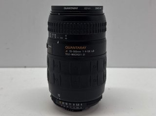 Objetivo Quantaray AF 70-300mm 1:4-5.6 LD Tele-Mac