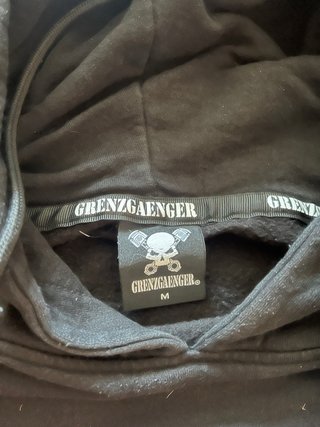 Sudadera Grenzgaenger Negra Talla M