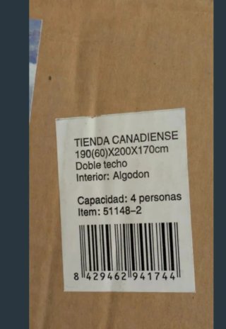 Tienda de campaña canadiense