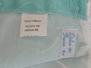 Vestido 6 meses