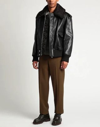 Cazadora Burberry Runway Piel Negra DANIEL LEE