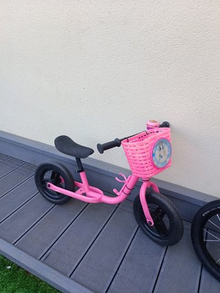 Bici de aprendizaje rosa