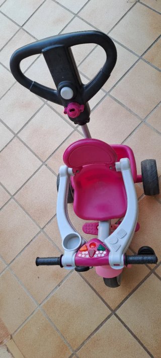 Triciclo infantil rosa