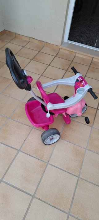 Triciclo infantil rosa