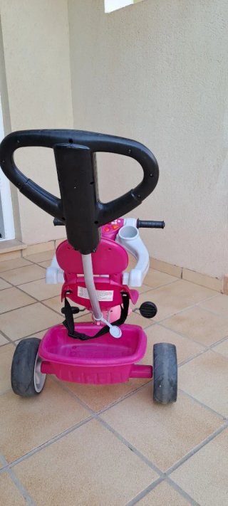 Triciclo infantil rosa