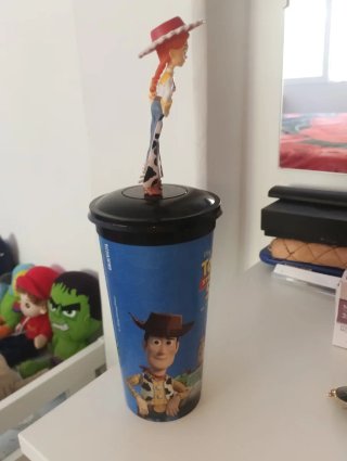 Vaso Toy Story con figura de Jessie