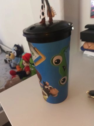 Vaso Toy Story con figura de Jessie