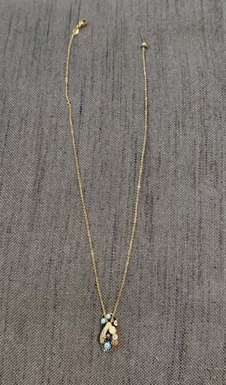Collar plata de ley 925 chapada en oro