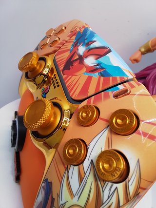 Mando PS5 TMR Goku Naranja JOYS TMR+base+estuche