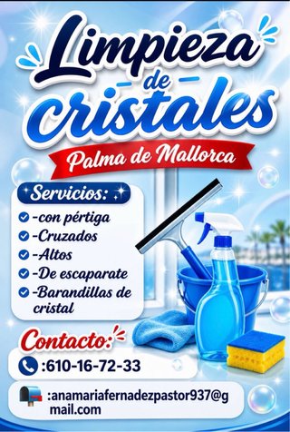 Limpieza de cristales en palma de mallorca