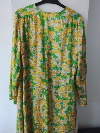 Capa/vestido estampado flores