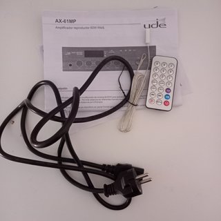 Pack Megafonía UDE amplificador +micrófono +cables