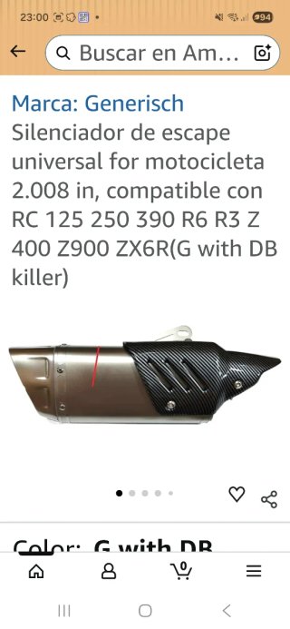 Tubo de escape Akrapovič