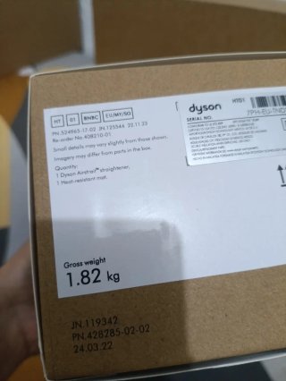 Piastra Dyson Airstrait Rosa HT01