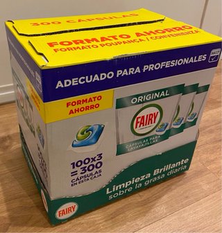 Fairy Original 300 Capsule per Lavastoviglie
