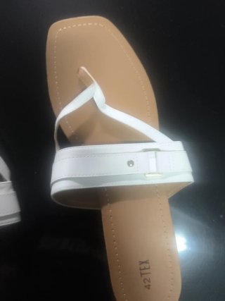 Sandalias blancas 42 TEX
