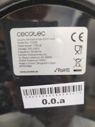 Freidora Cecotec Fantastik 6500