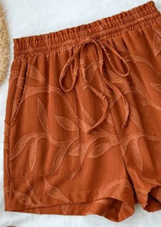 Pantalón corto con bordado floral nuevo talla XL