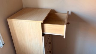Cómoda de madera 6 cajones