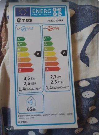 Aire Acondicionado Portátil Negro/Blanco