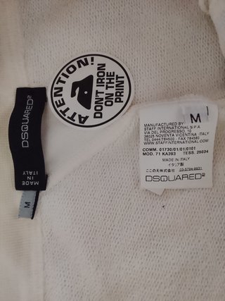 Dsquared2 Pantaloni Tuta Boy Scout Bianco