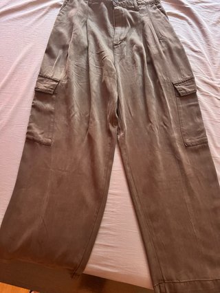 Pantalones cargo Desigual mujer negros/grises