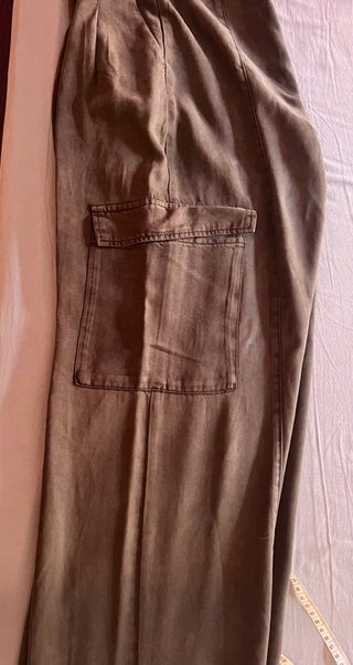 Pantalones cargo Desigual mujer negros/grises