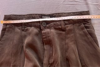 Pantalones cargo Desigual mujer negros/grises