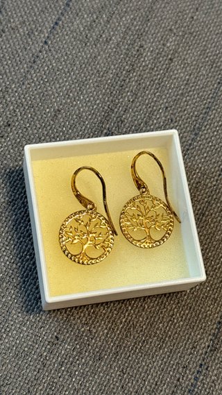 Pendientes Lotus plata de ley 925