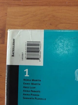Llengua catalana i literatura, 1r Batxillerat H...