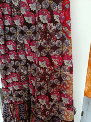 Vestido estampado mujer talla única
