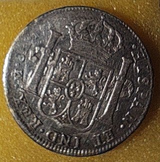Moneda de Plata 8 Reales Fernando VII  (1819)